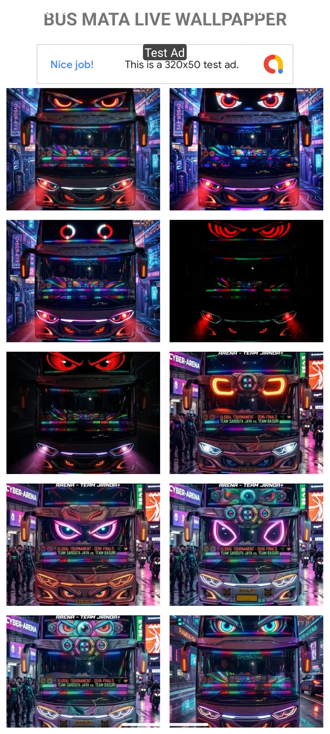 BUS MATA LIVE WALLPAPER screenshot