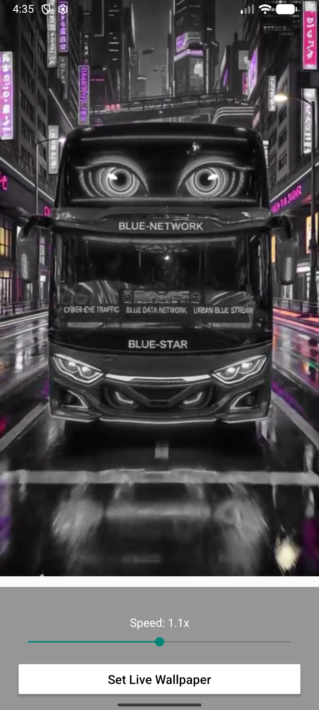 BUS MATA LIVE WALLPAPER screenshot