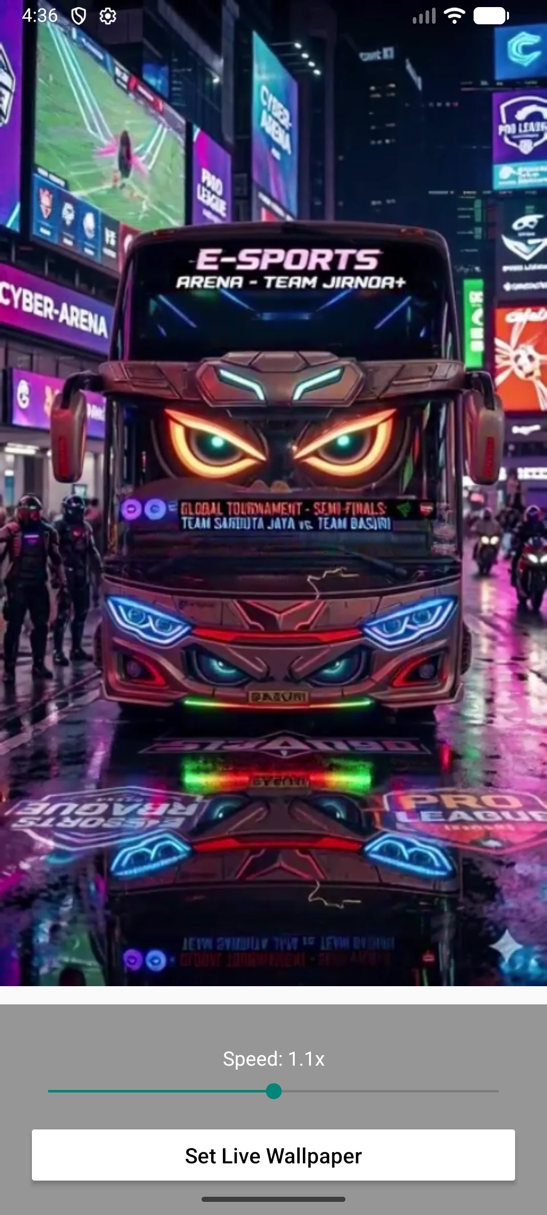 BUS MATA LIVE WALLPAPER screenshot