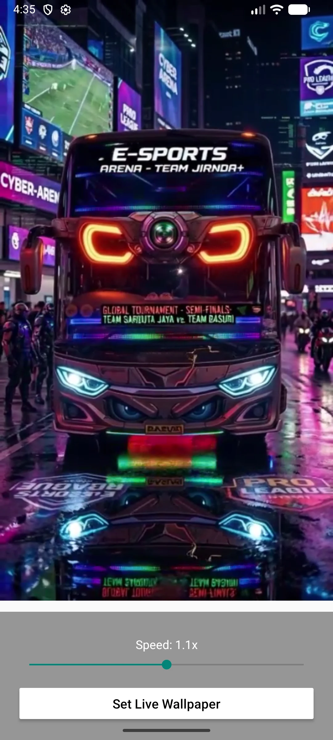 BUS MATA LIVE WALLPAPER screenshot